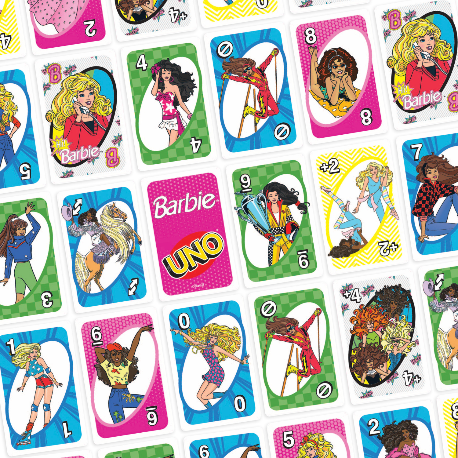 slide 4 of 5, UNO Barbie Card Game, 1 ct