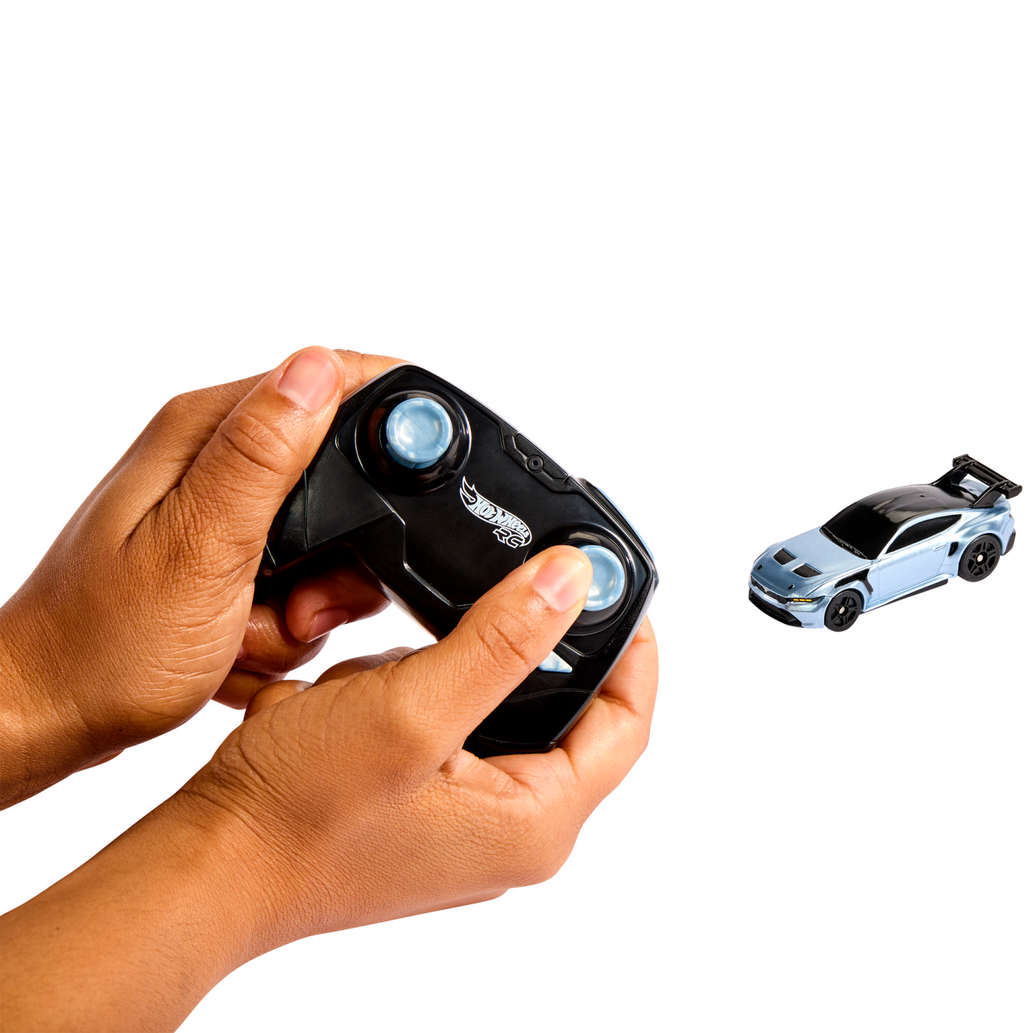 slide 3 of 8, HOT WHEELS® RC 1:64 Scale Ford Mustang GTD Vehicle, 1 ct