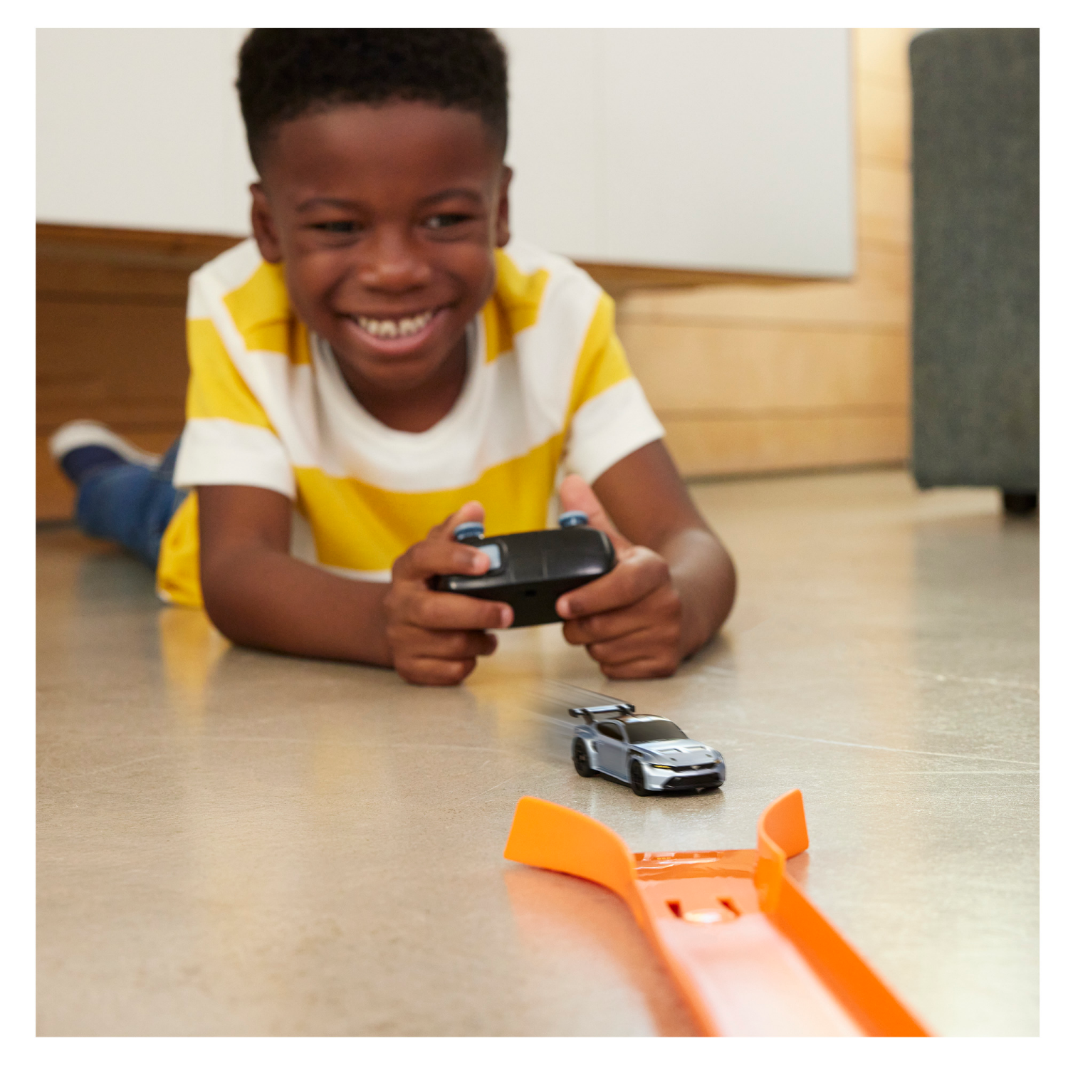 slide 7 of 8, HOT WHEELS® RC 1:64 Scale Ford Mustang GTD Vehicle, 1 ct