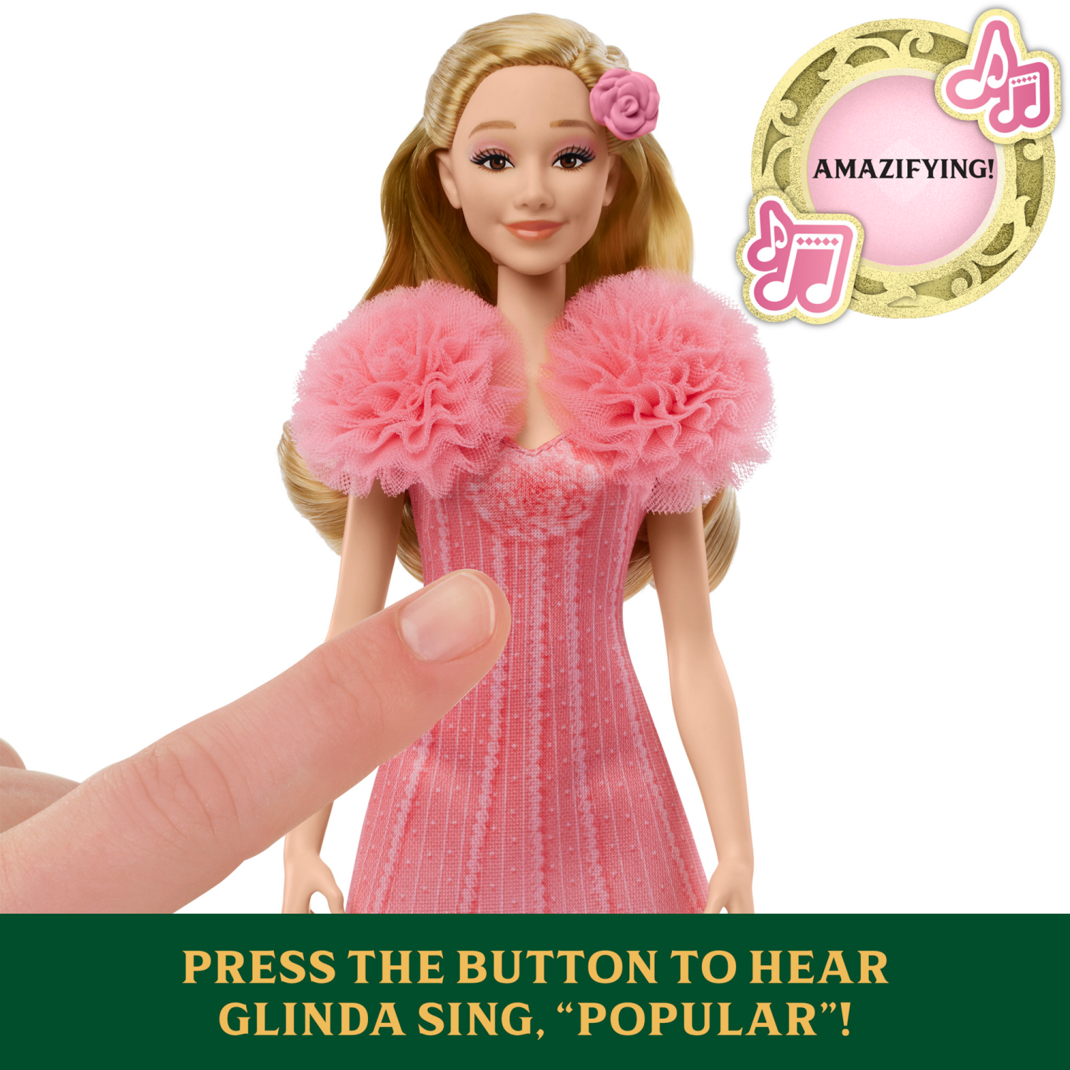 slide 5 of 8, Wicked Singing Glinda Fashion Doll, 1 ct
