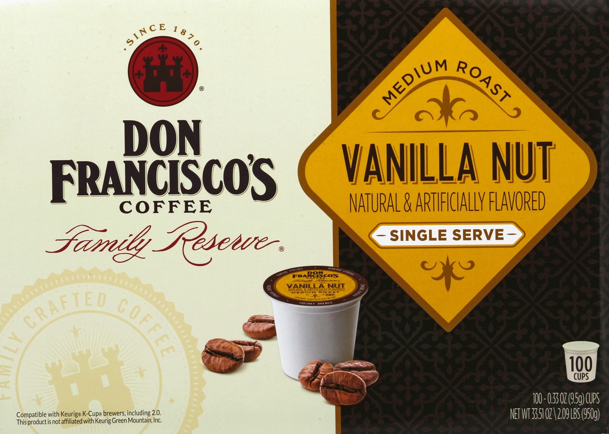 slide 1 of 8, Don Francisco's Coffee 100 ea, 100 ct