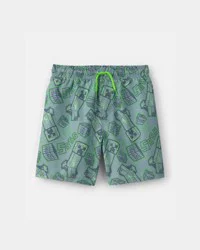 Carters Boys Minecraft® Swim Trunks - Green Green 4