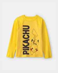Carters Boys Pokémon Long-Sleeve Rashguard - Yellow Yellow 8