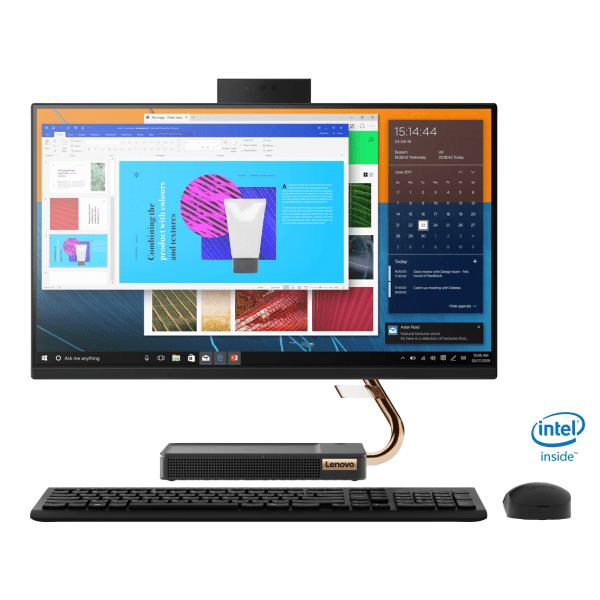 slide 4 of 10, Lenovo Ideacentre 5I All-In-One Pc, 23.8'' Touch Screen,&Nbsp;Intel Core I5,&Nbsp;8Gb Memory, 256Gb Solid State Drive, Windows 10, F0Fb0000Us, 1 ct