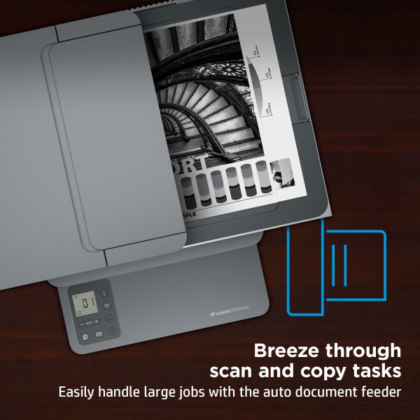 slide 7 of 10, HP Laserjet Mfp M234Sdwe Wireless Black & White All-In-One Printer With HP+ (6Gx01E), 1 ct