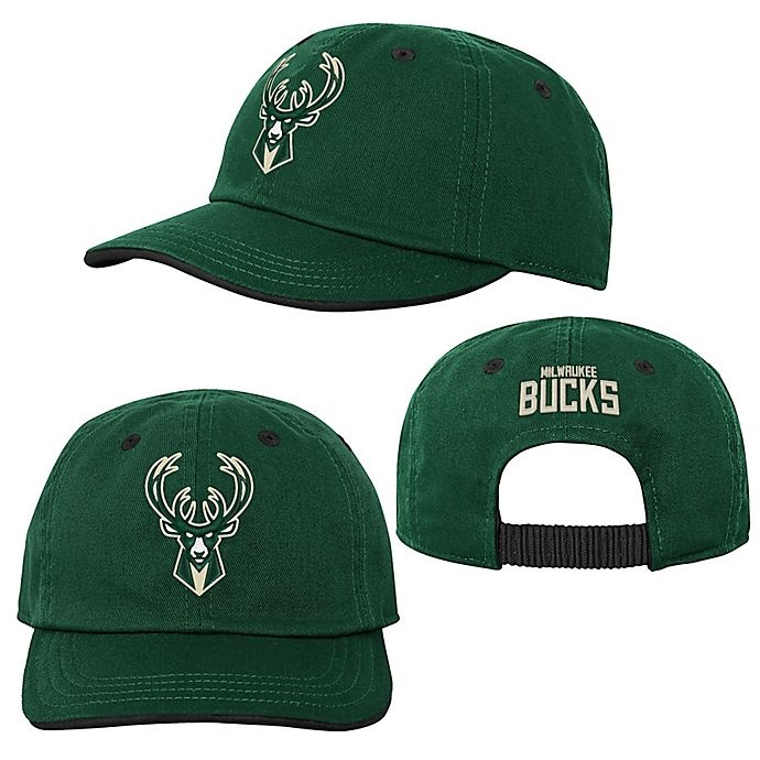 slide 1 of 1, NBA Infant Milwaukee BucksÂ Slouch Cap, 1 ct