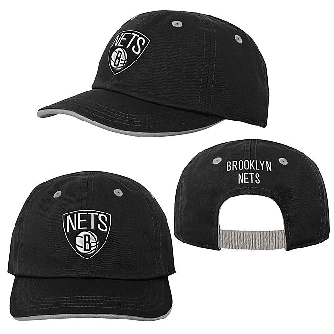 slide 1 of 1, NBA Infant Brooklyn Nets Slouch Cap, 1 ct