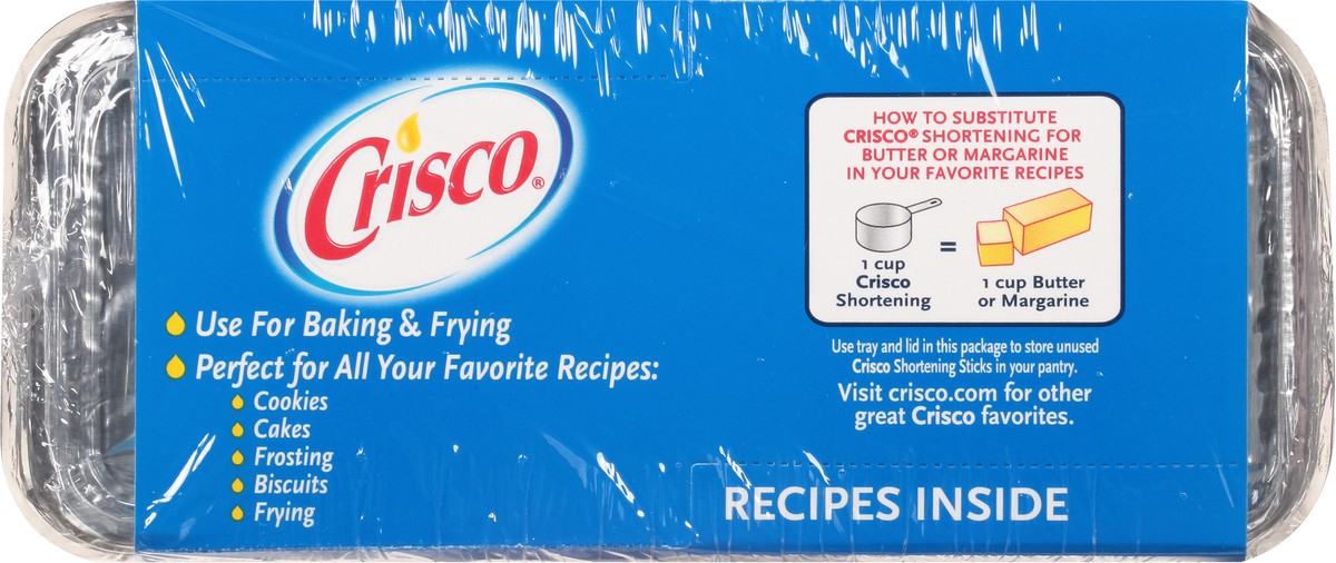 slide 11 of 13, Crisco All-Vegetable Shortening Sticks, 20 oz, 3 ct