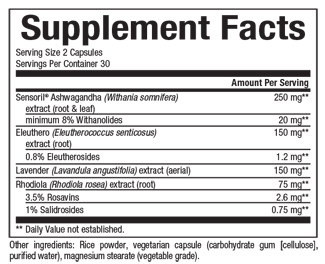 slide 2 of 2, Natural Factors Adrenal Serenity, 63 g