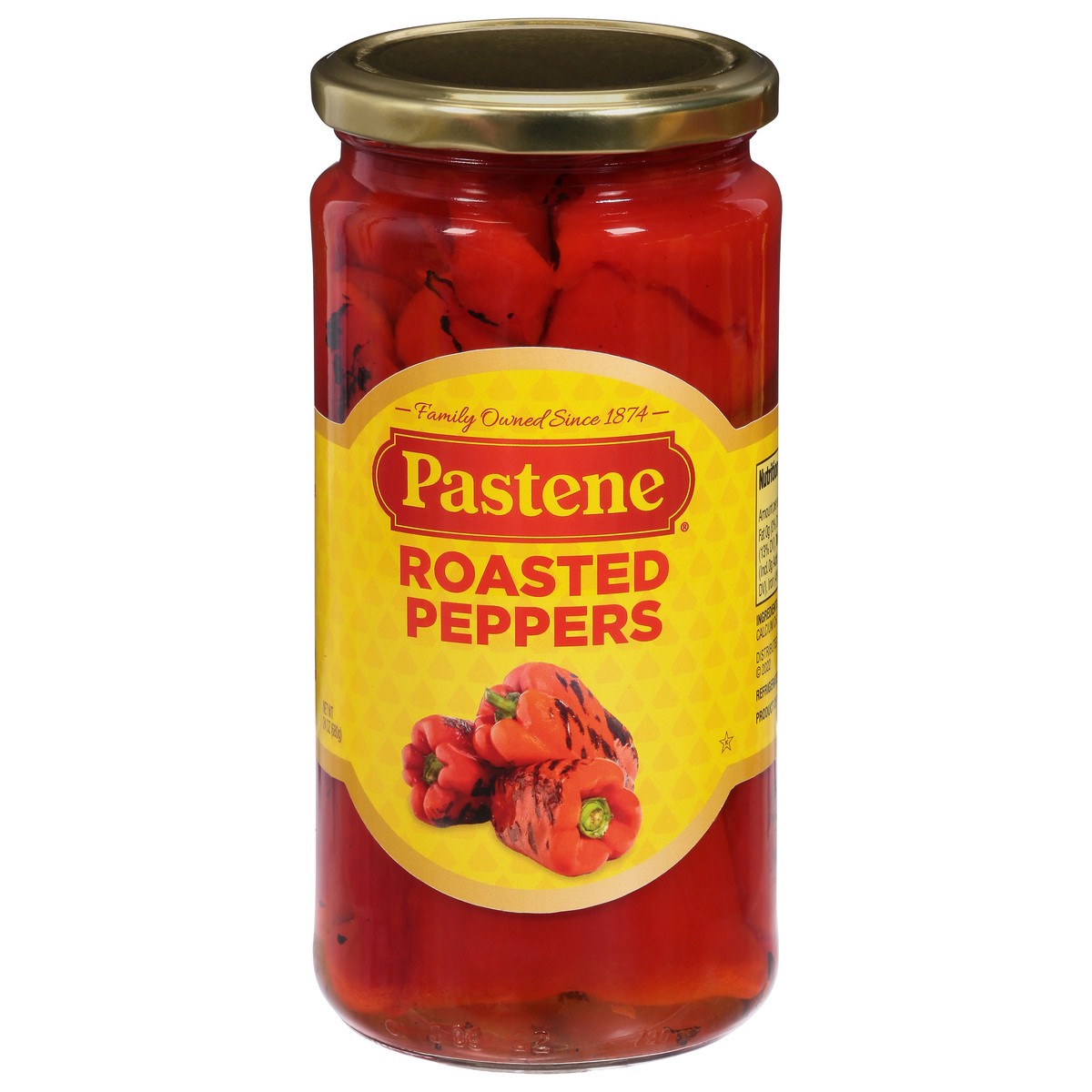 slide 1 of 9, Pastene Roasted Peppers 24 oz, 24 oz