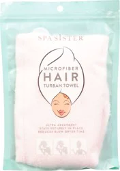 Spa Sister Microfiber Hair Turban Towel - 1 ea