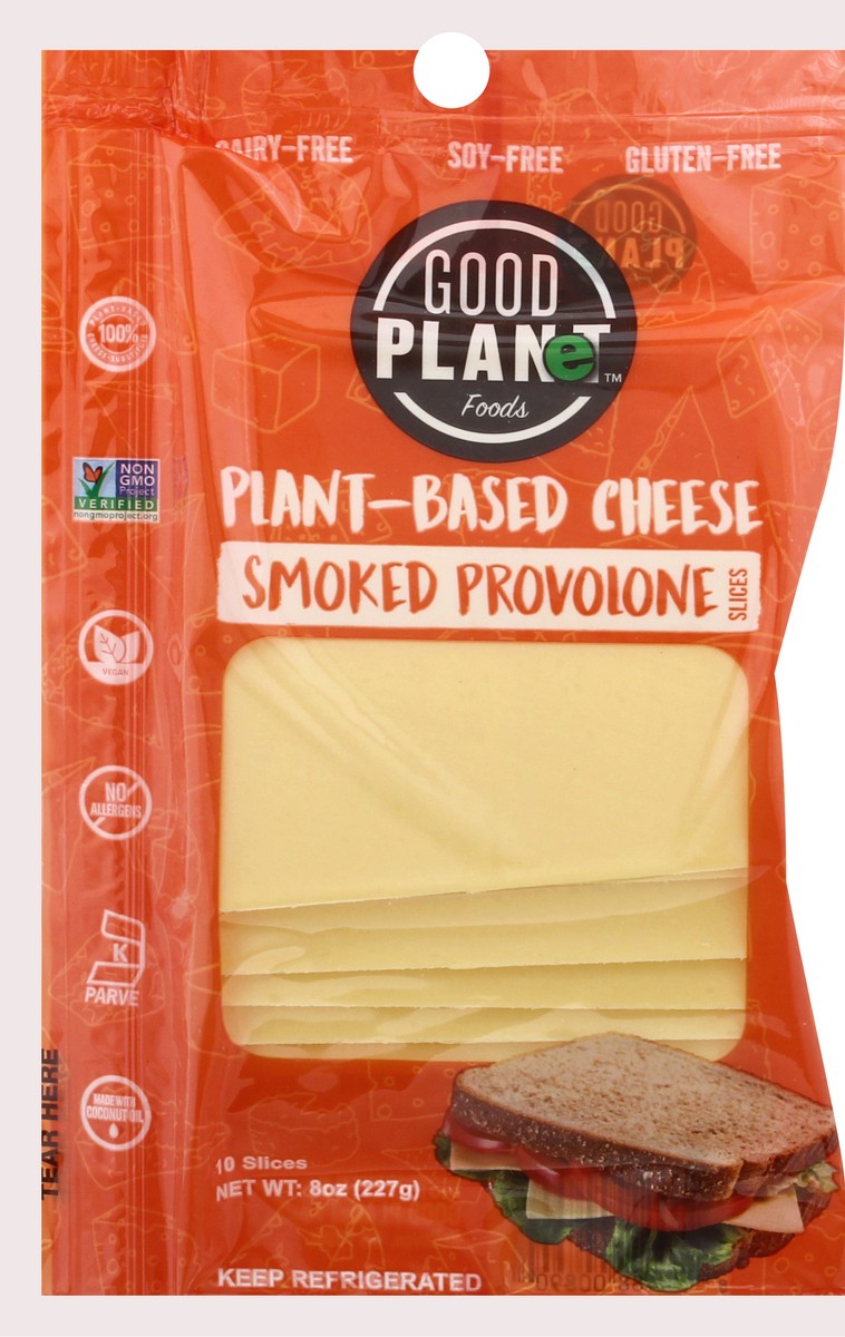 slide 9 of 9, GOOD PLANeT Smoked Provolone Cheese Slices 10 ea, 10 ct