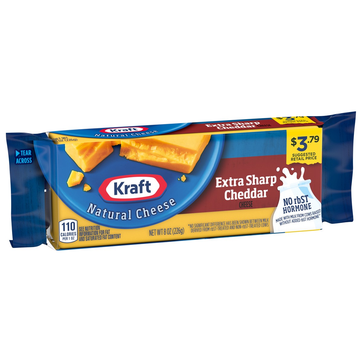 slide 10 of 13, Kraft Extra Sharp Cheddar Cheese 8 oz, 8 oz
