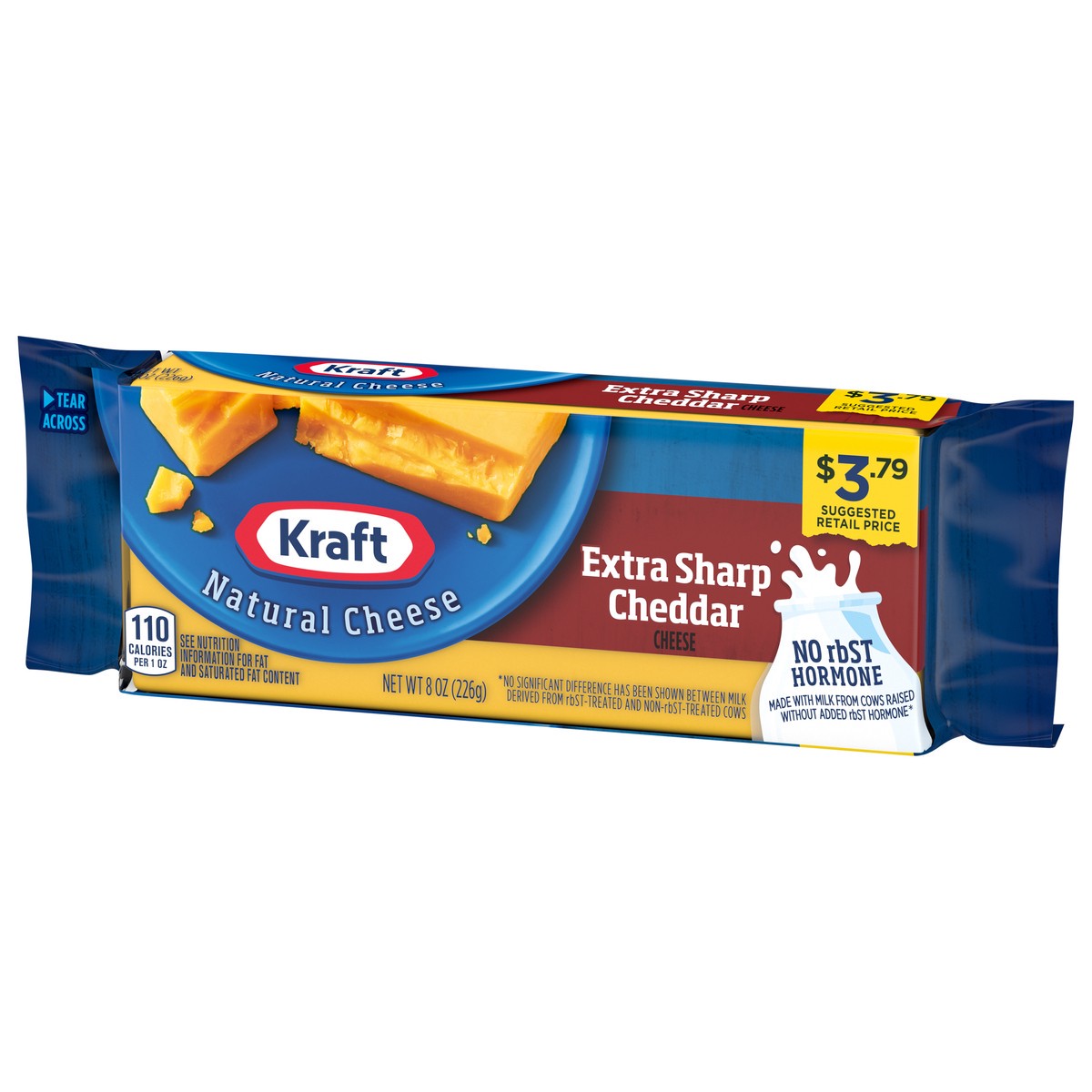 slide 7 of 13, Kraft Extra Sharp Cheddar Cheese 8 oz, 8 oz