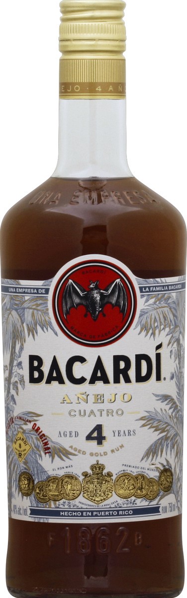 slide 1 of 7, Bacardi Rum 750 ml, 750 ml
