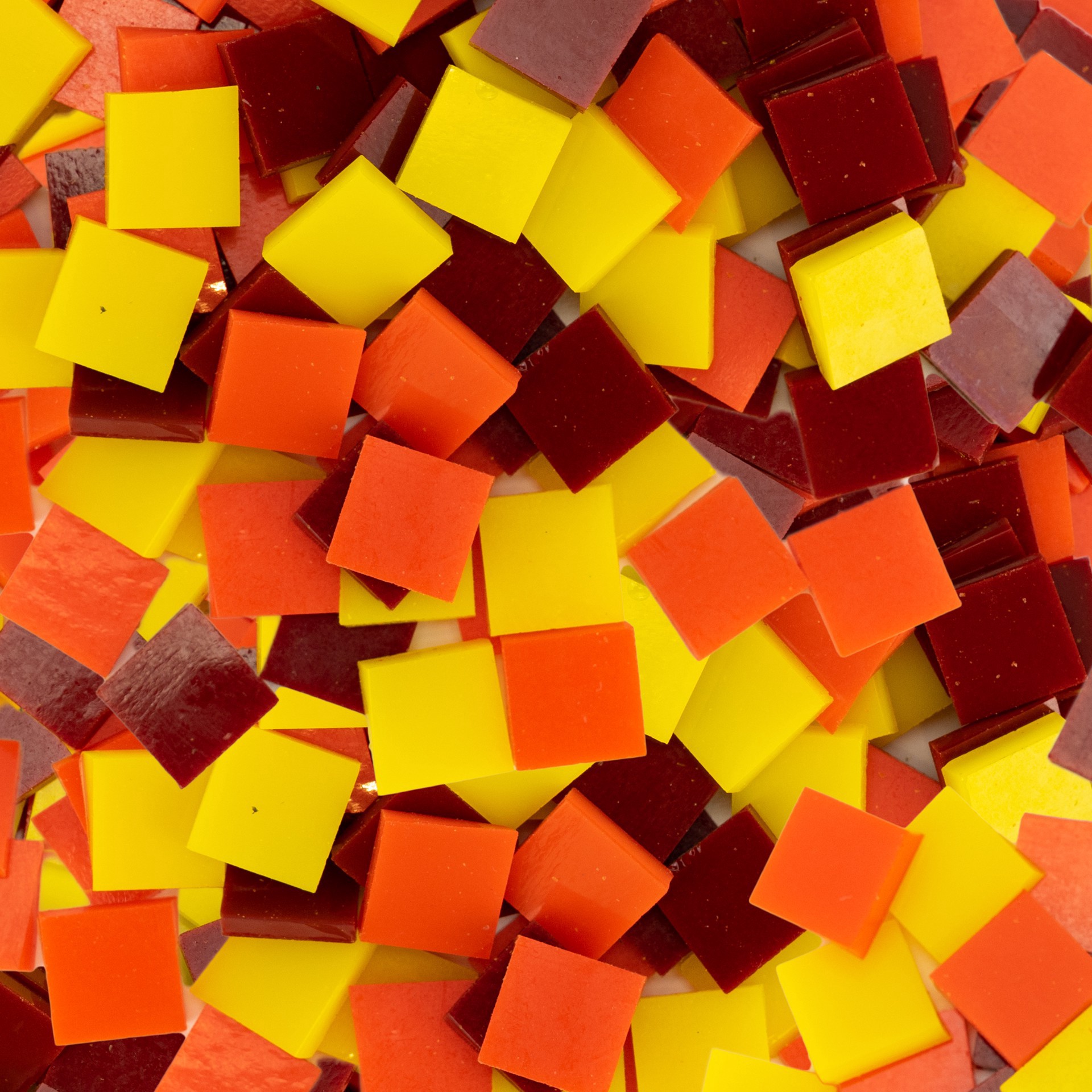 slide 2 of 2, Oceanside Glass & Tile Oceanside Compatible Small Opal Mosaic Stained Glass Squares, 8oz., 8 oz