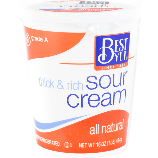 slide 1 of 1, Best Yet Byet Sour Cream, 16 oz