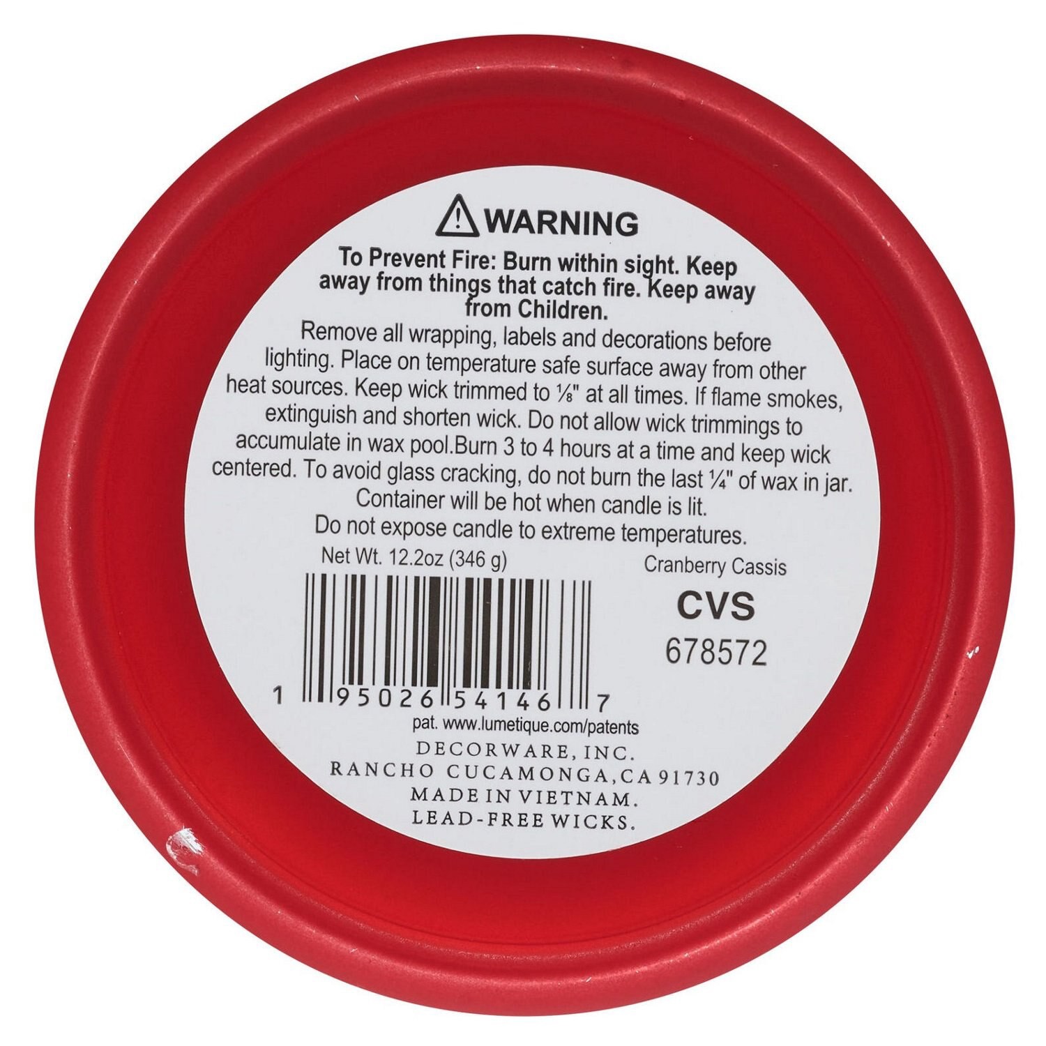 slide 3 of 3, NON BRAND 11.6Oz Frstd Glass Ww Cranberry Red, 11.6 oz