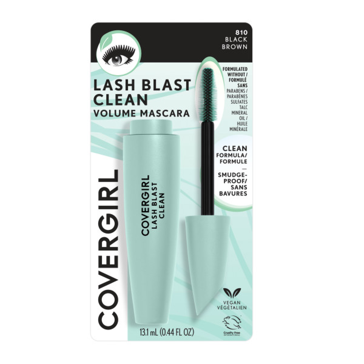 slide 1 of 29, Covergirl Cover Girl Lash Blast Clean Mascara Black Brown, 1 ct