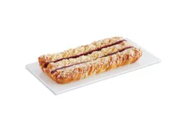 Bakery Coffee Strip Raspberry Cake - Each