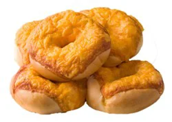 Bakery Cheddar Cheese Bagels 5 Count - Each