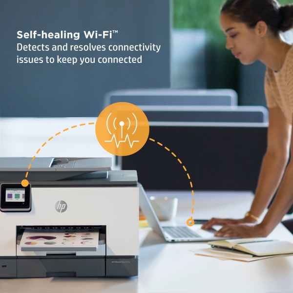 slide 10 of 10, HP Officejet Pro 9025E All-In-One Wireless Color Printer, With HP+ (1G5M0A), 1 ct