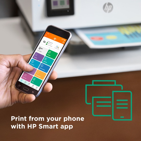 slide 5 of 10, HP Officejet Pro 8035E Wireless Inkjet All-In-One Color Printer With HP+, Basalt, 1L0H6A#B1H, 1 ct