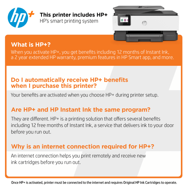 slide 9 of 10, HP Officejet Pro 8035E Wireless Inkjet All-In-One Color Printer With HP+, Basalt, 1L0H6A#B1H, 1 ct