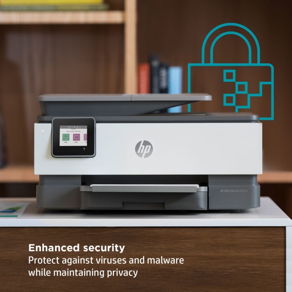 slide 7 of 10, HP Officejet Pro 8035E Wireless Inkjet All-In-One Color Printer With HP+, Basalt, 1L0H6A#B1H, 1 ct