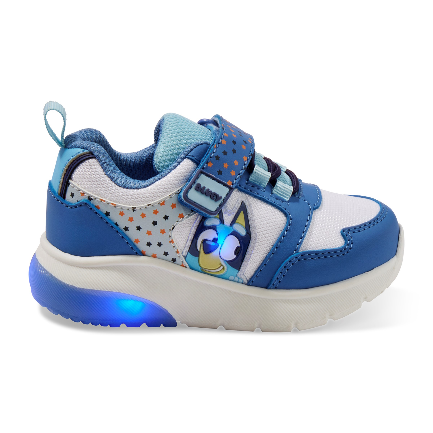 slide 5 of 8, Bluey Toddler Boys' Athletic Sneaker, Blue, Size 6, 1 ct