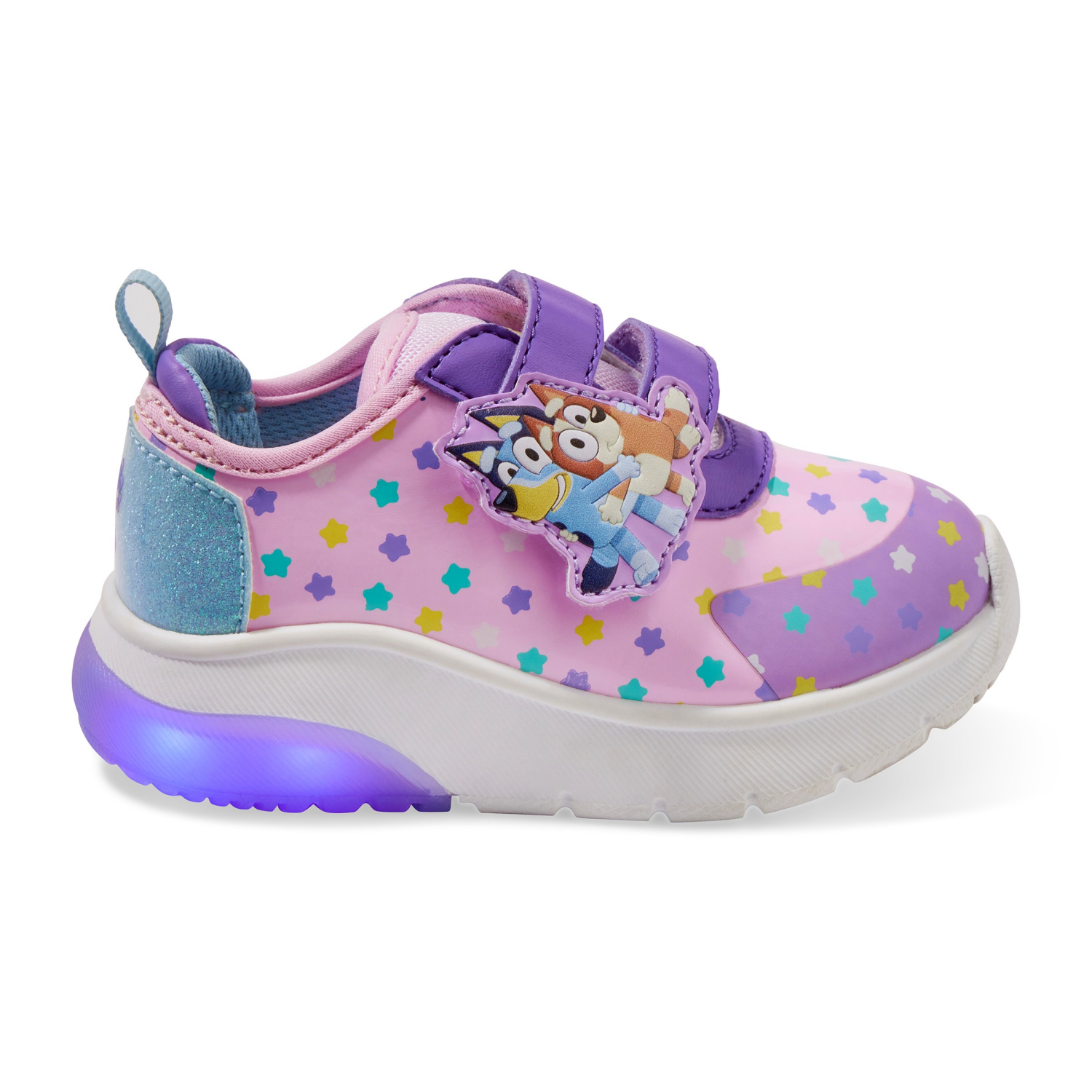 slide 5 of 8, Bluey Toddler Girls' Athletic Sneaker, Pink, Size 5, 1 ct