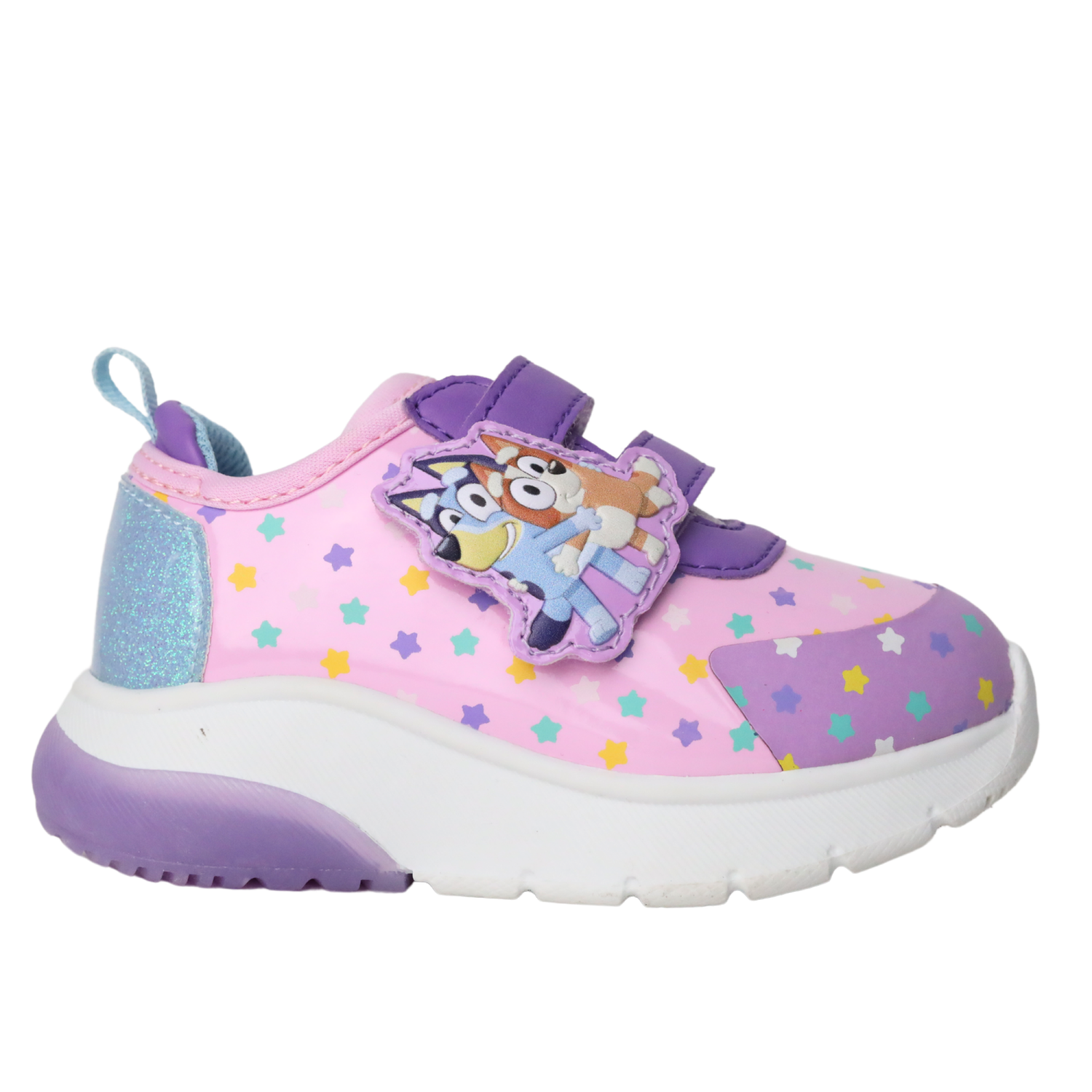 slide 7 of 8, Bluey Toddler Girls' Athletic Sneaker, Pink, Size 5, 1 ct