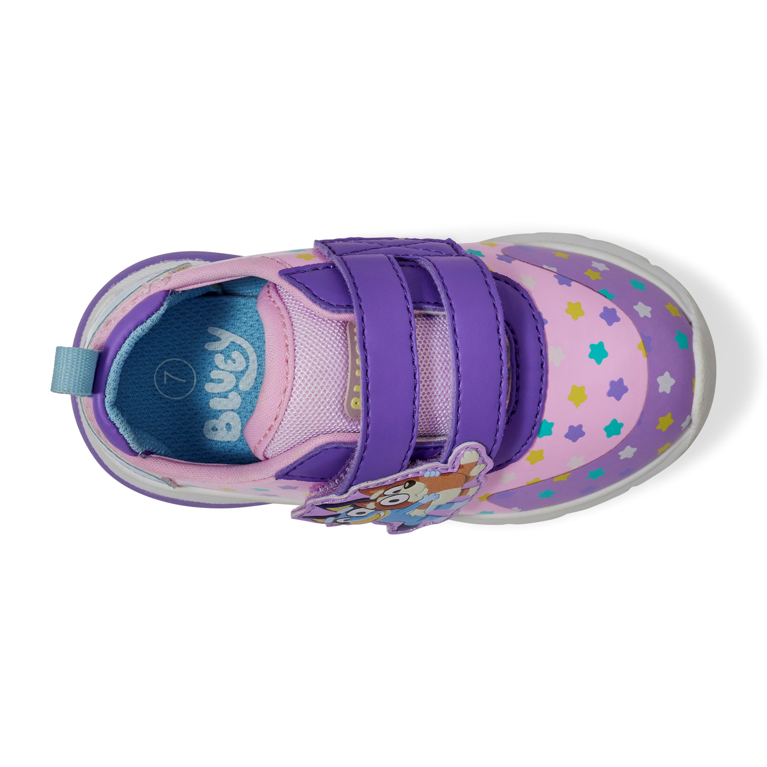 slide 8 of 8, Bluey Toddler Girls' Athletic Sneaker, Pink, Size 5, 1 ct