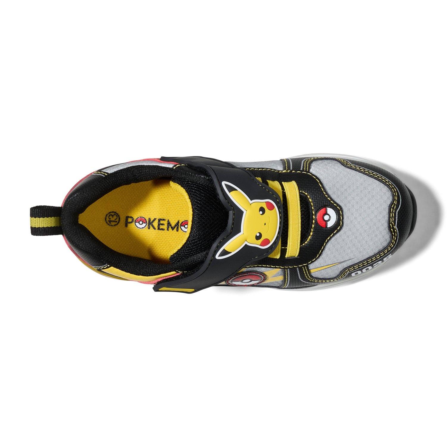 slide 6 of 6, Pokemon Boys Pikachu Athletic Shoes, Gray, Size 11, Size 11