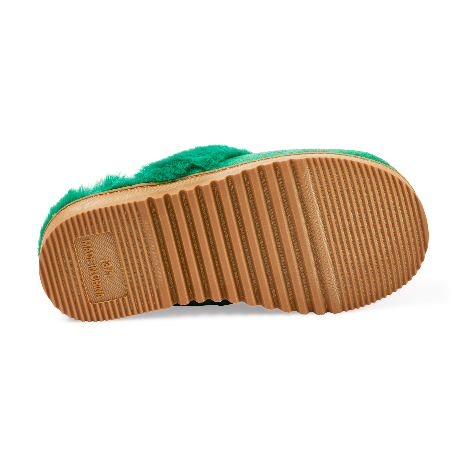slide 3 of 6, Wicked Girls' Slippers, Green, Large, LG
