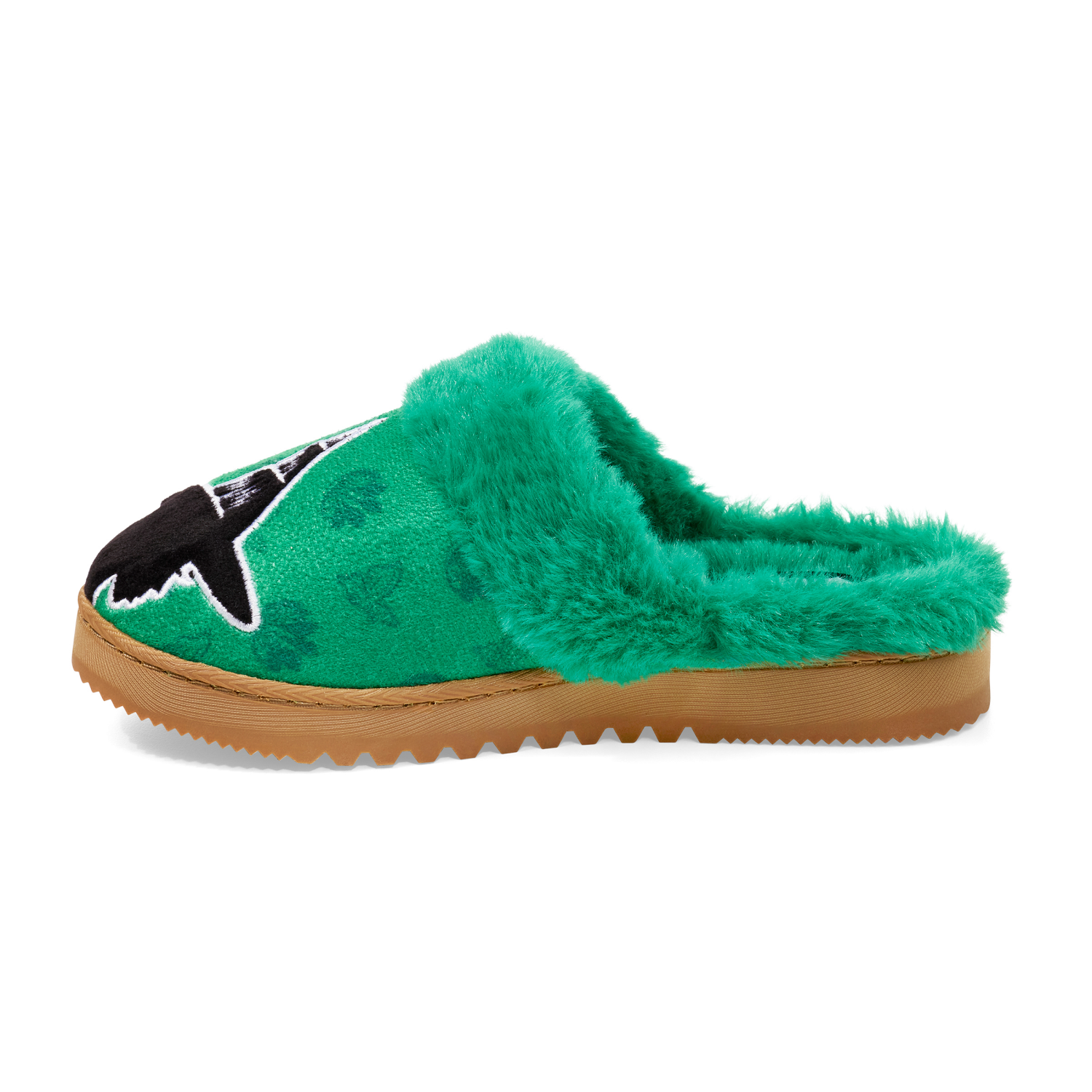 slide 4 of 6, Wicked Girls' Slippers, Green, Extra Large, XL