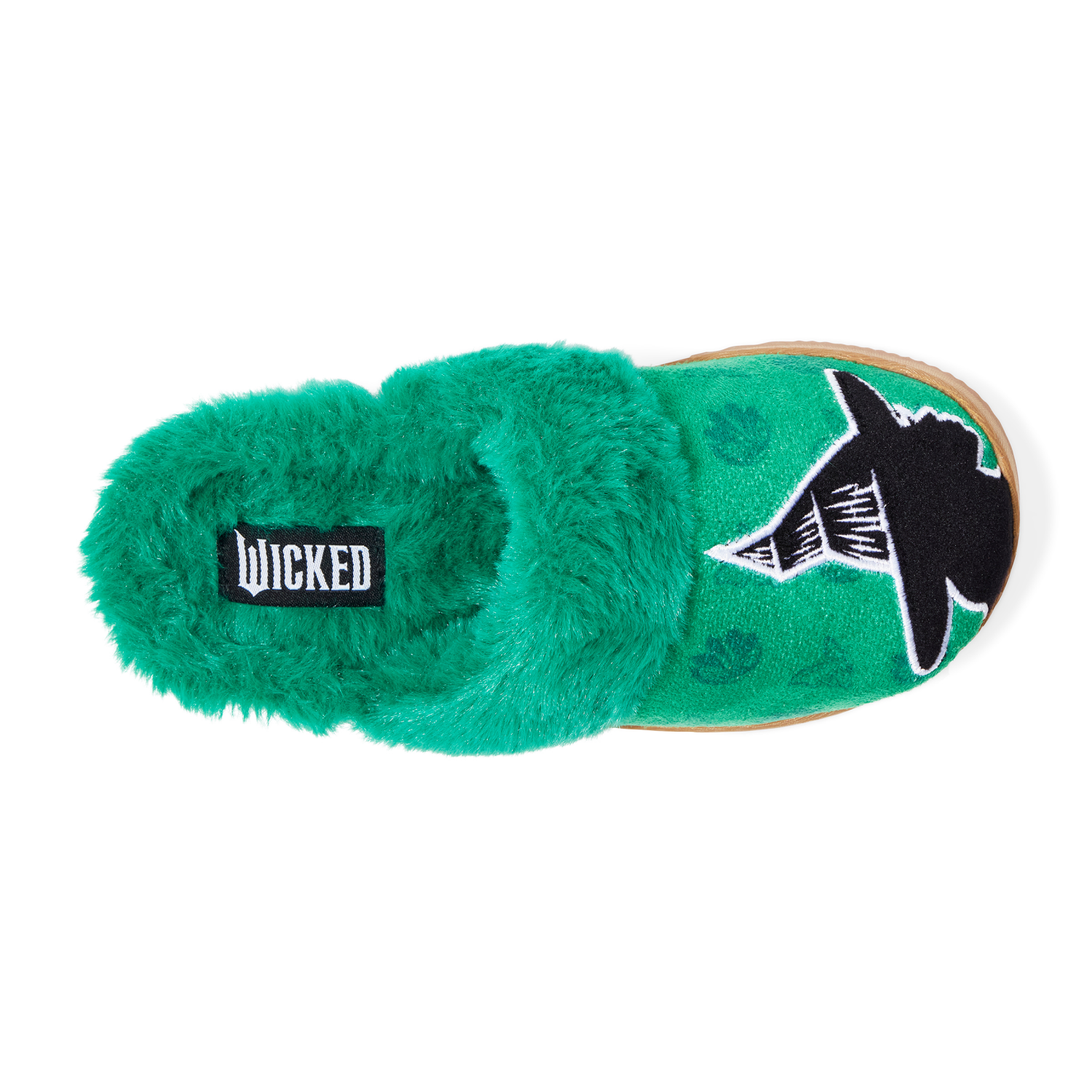 slide 6 of 6, Wicked Girls' Slippers, Green, Extra Large, XL