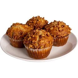 Bakery Banana Nut Muffins 4 Count