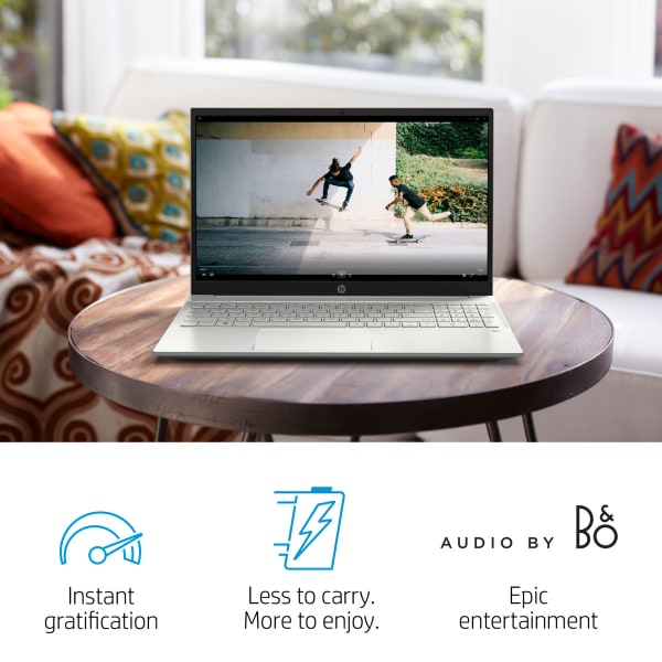 slide 5 of 9, HP Pavilion 15-Eg0025Od Laptop, 15.6'' Screen, Intel Core I5, 8Gb Memory, 256Gb Solid State Drive, Wi-Fi 6, Windows 10, 299L8Ua#Aba, 1 ct