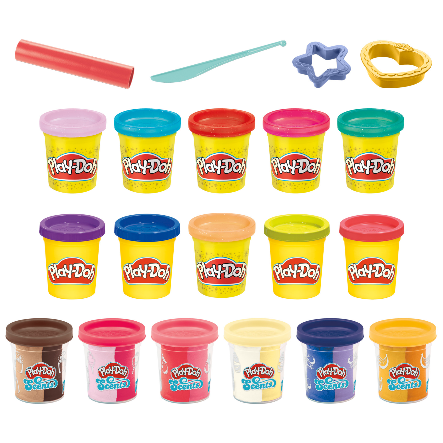 slide 4 of 5, Play-Doh Sparkle and Scents Variety Pack, 1 ct