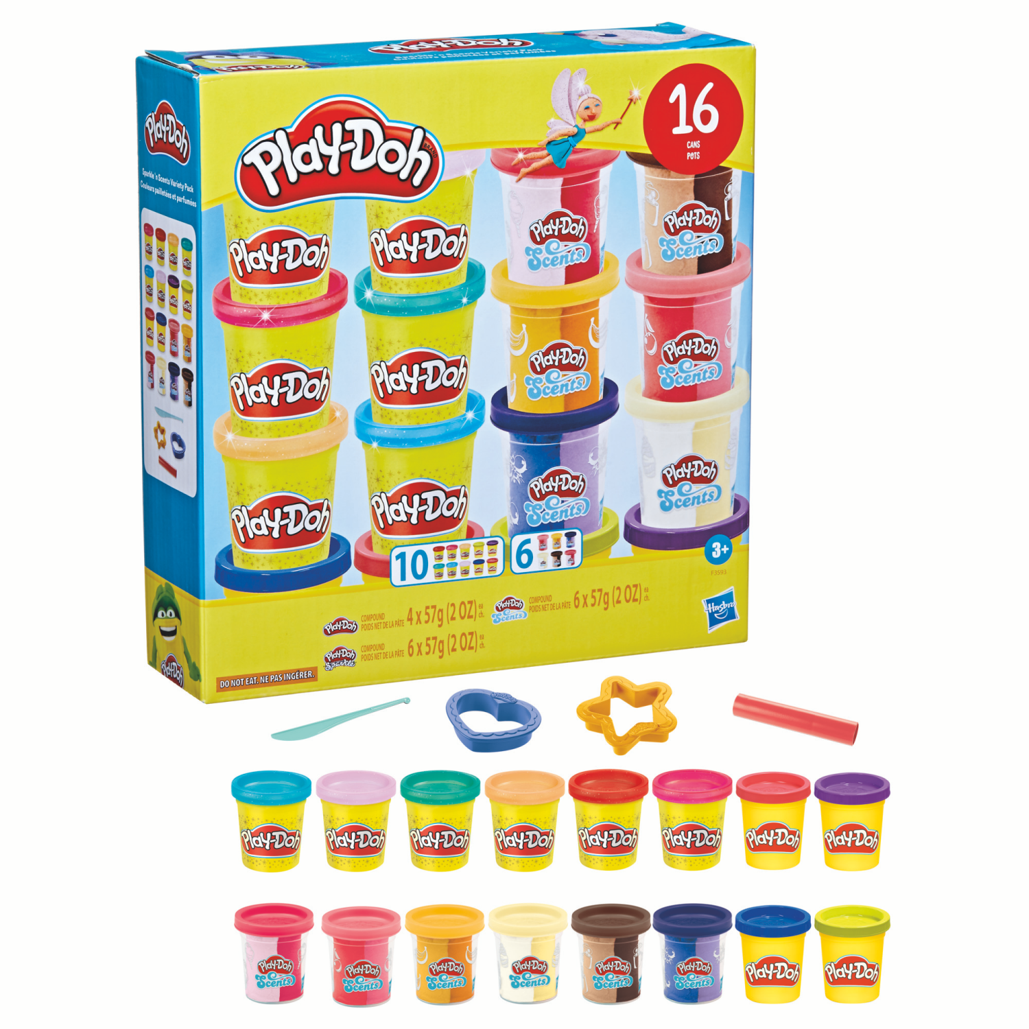 slide 1 of 5, Play-Doh Sparkle and Scents Variety Pack, 1 ct