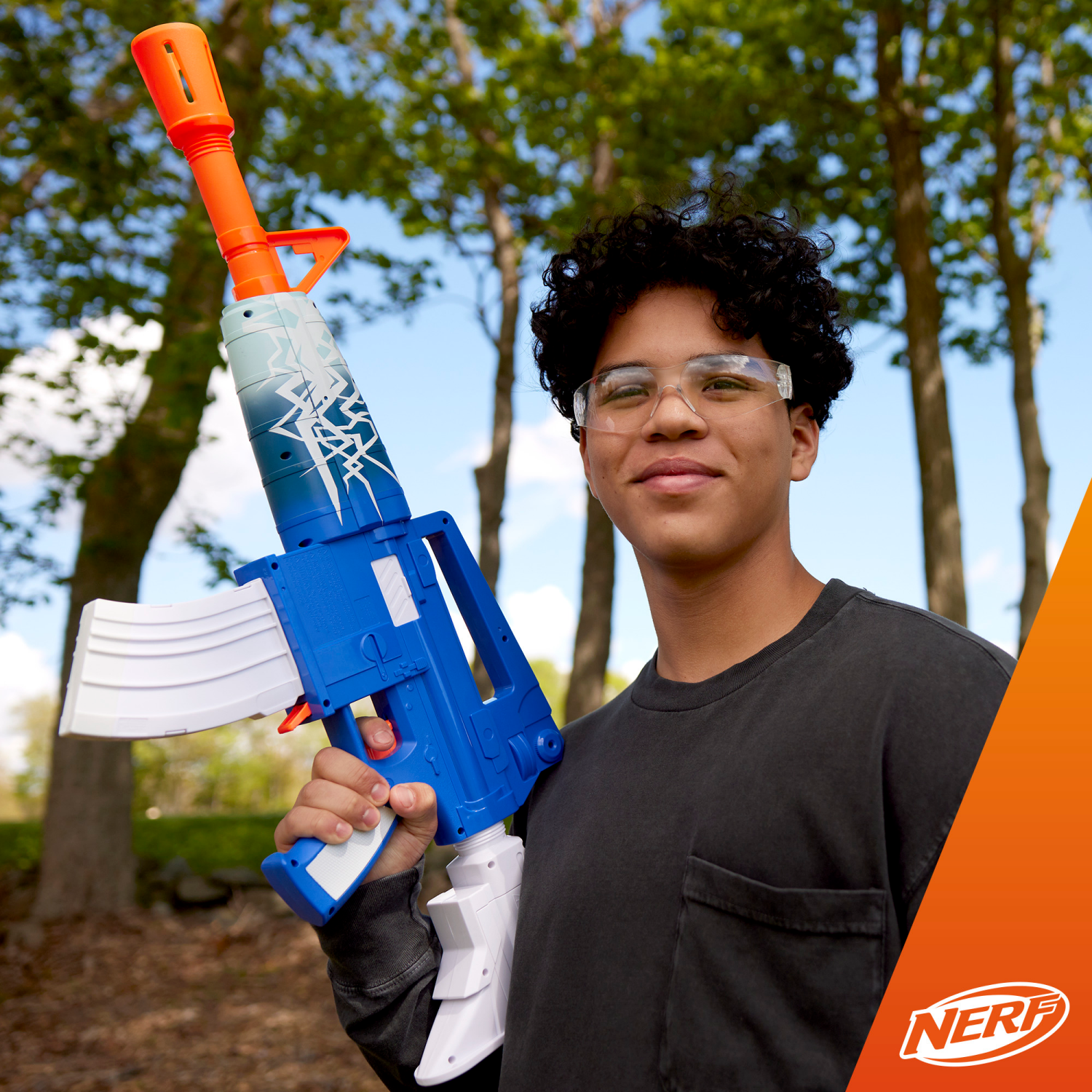 slide 4 of 4, NERF Fortnite Blue Shock Dart Blaster, 1 ct
