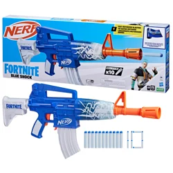 NERF Fortnite Blue Shock Dart Blaster