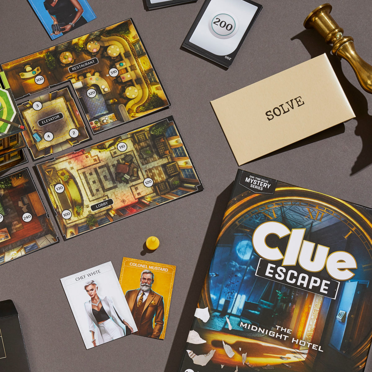 slide 2 of 6, HASBRO GAMING Clue Escape The Midnight Hotel, 1 ct