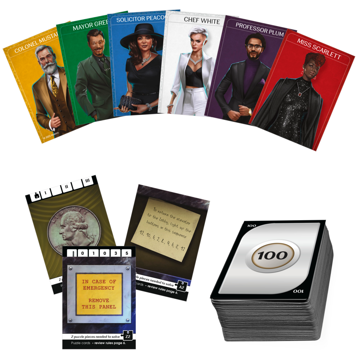slide 6 of 6, HASBRO GAMING Clue Escape The Midnight Hotel, 1 ct