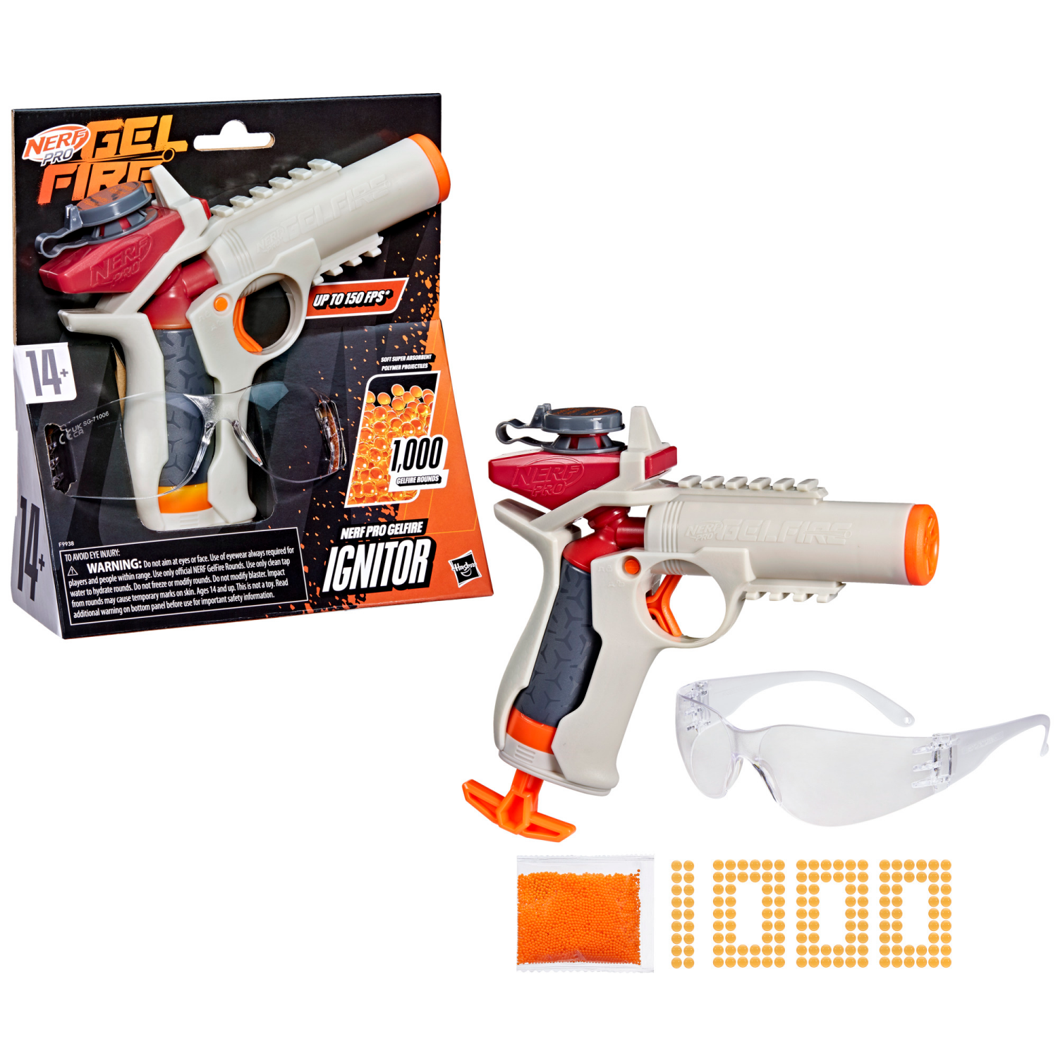 slide 1 of 5, Nerf Pro Gelfire Ignitor, 1 ct