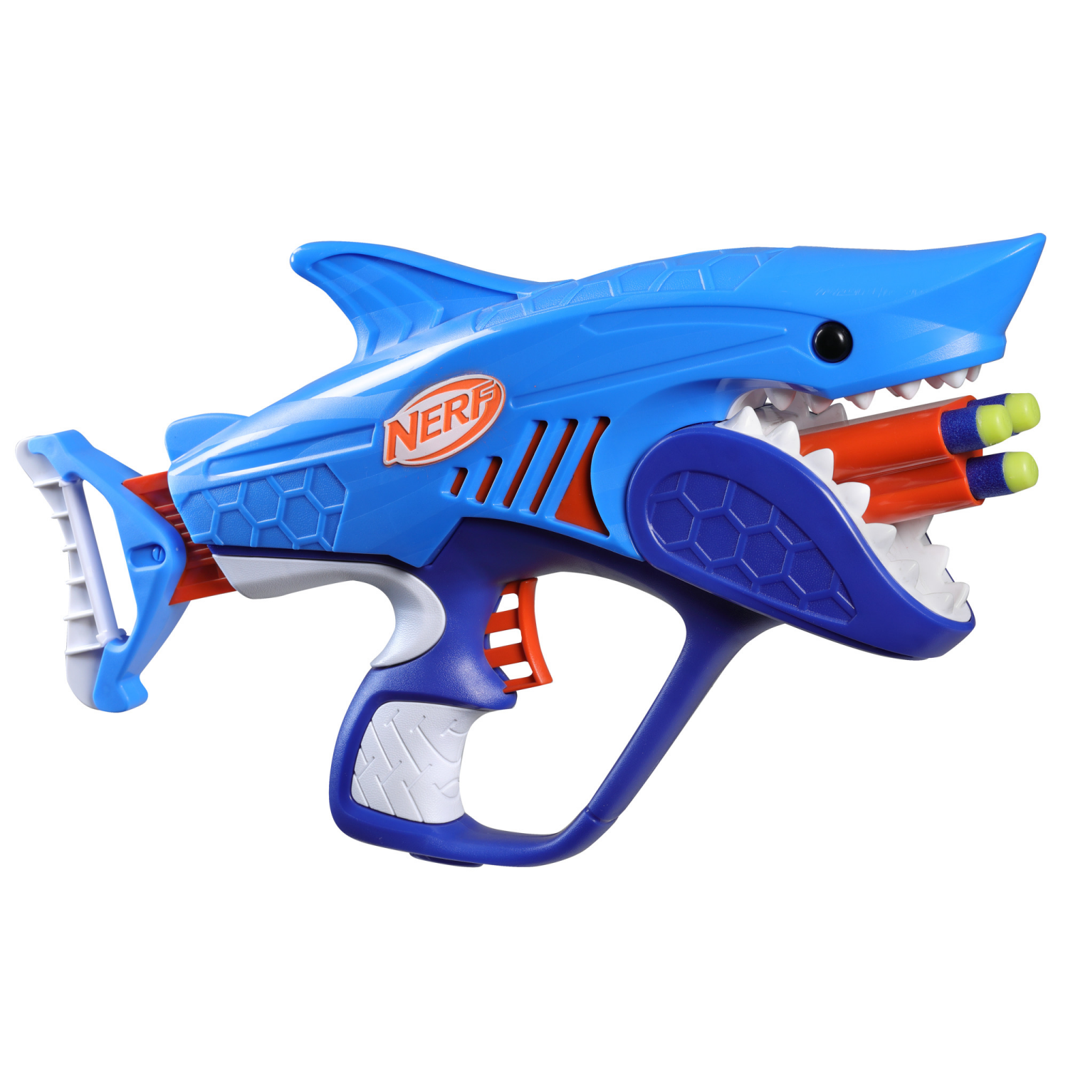 slide 5 of 6, Nerf Wild Blasters Sharkfire, 1 ct