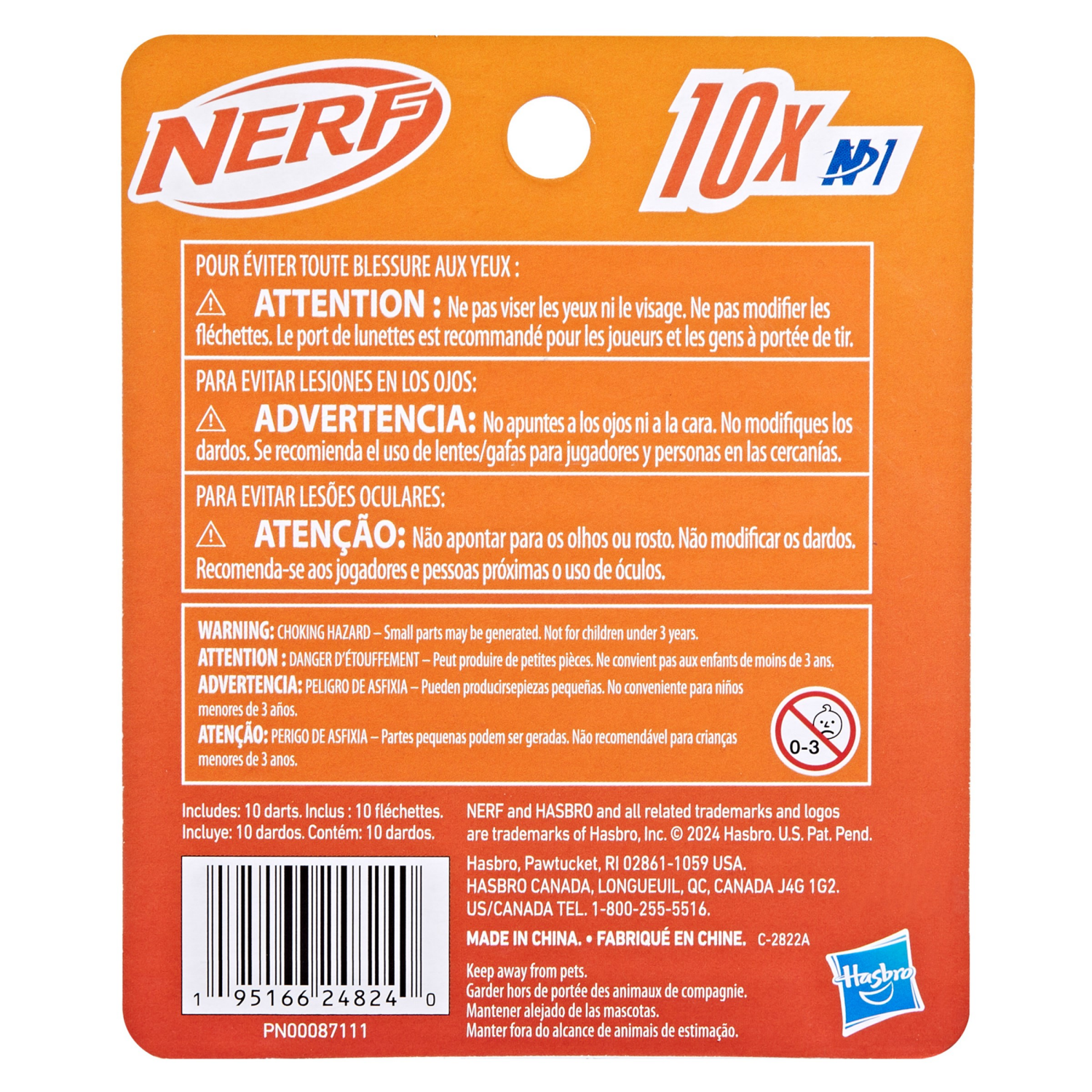slide 3 of 4, Nerf N Series N1 Darts 10x, 1 ct