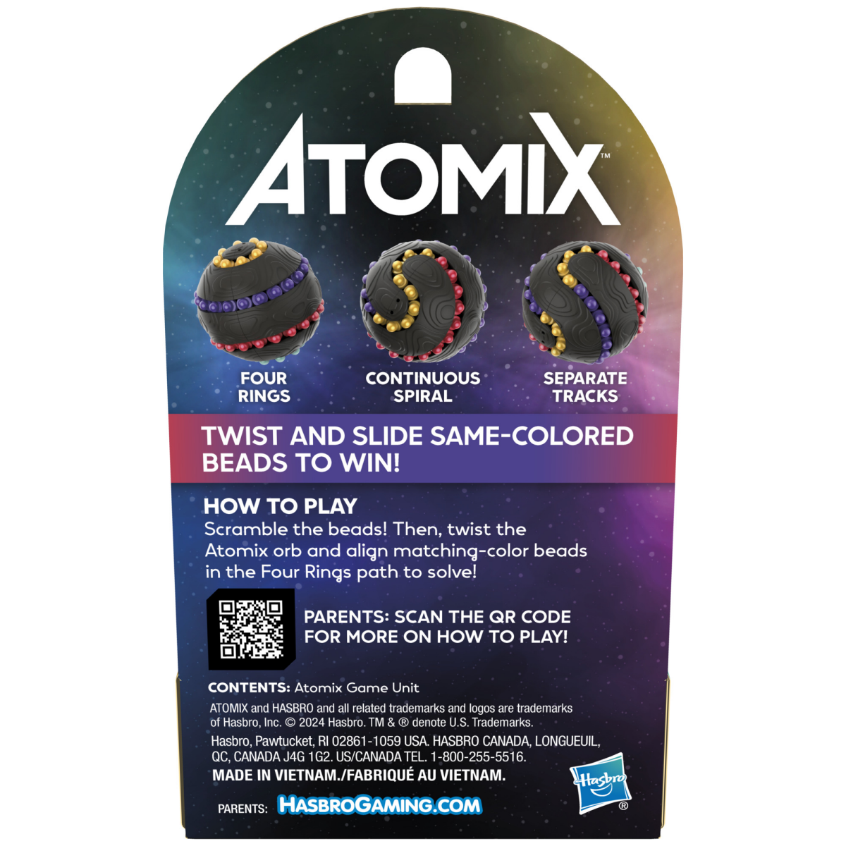 slide 2 of 5, Hasbro Atomix Board Game, 1 ct