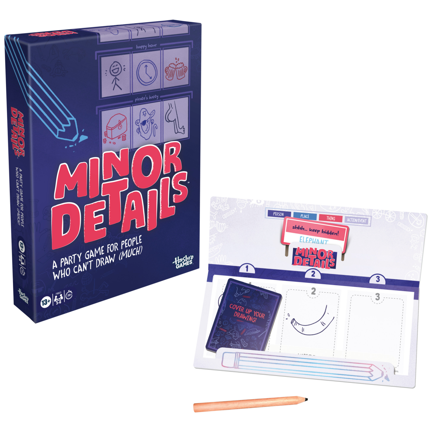 slide 1 of 6, Hasbro Gaming Minor Details, 1 ct